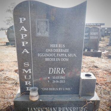 RENSBURG Dirk, Janse van 1983-2013