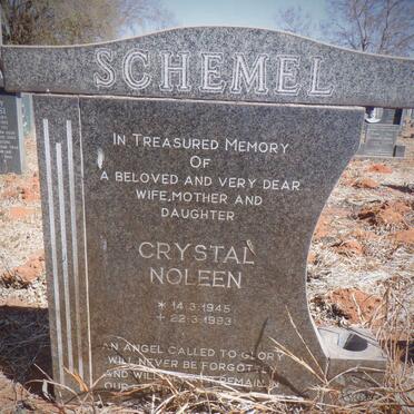 SCHEMEL Crystal Noleen 1945-1993