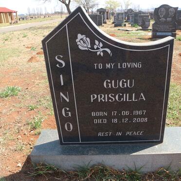 SINGO Gugu Priscilla1967-2008