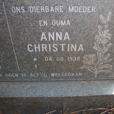 SMUTS Mathys Jacobus 1935-1989 &amp; Anna Christina 1938-