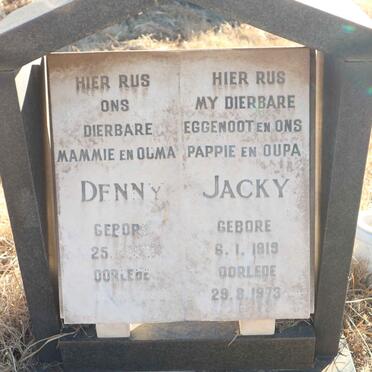 SMITH Denny 1921-2000 &amp; Jacky 1919-1973