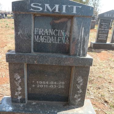 SMIT Francina Magdalena 1954-2011