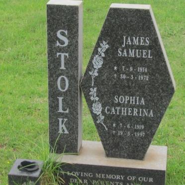 STOLK James Samuel 1914-1972 &amp; Sophia Catherina 1919-1997