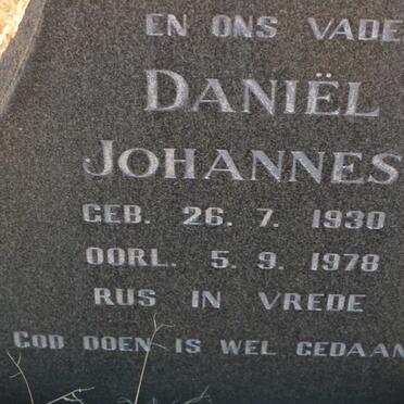 STOOP Daniël Johannes 1930-1978