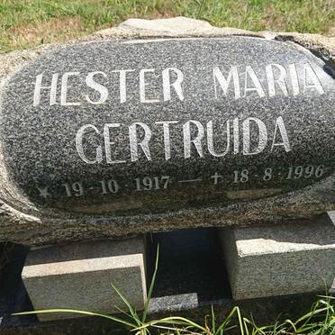 SWANEPOEL Hester Maria Gertruida 1917-1996
