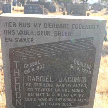THERON Gabriel Jacobus 1937-1973