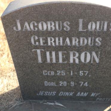 THERON Petrus Andries 1927-1990 &amp; Alberta H.J. 1931- :: THERON Jacobus Louis Gerhardus 1957-1974