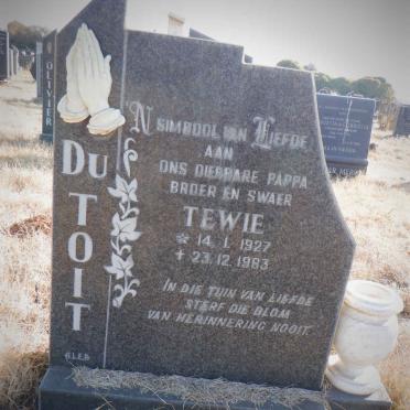 TOIT Tewie, du 1927-1983