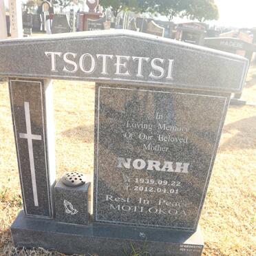 TSOTETSI Norah 1939-2012