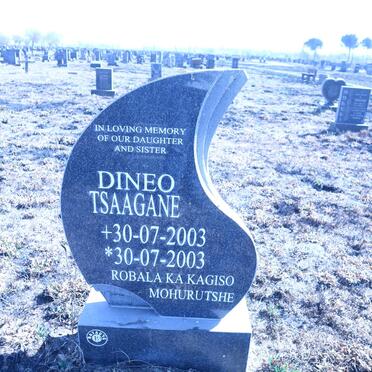 TSAAGANE Dineo 2003-2003