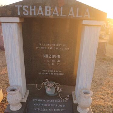 TSHABALALA Nozipho 1946-1997
