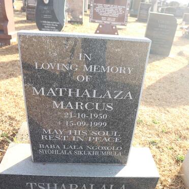 TSHABALALA Mathalaza Marcus 1950-1999