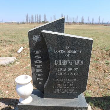 TSOTETSI Katleho Tshwarelo 2015-2015