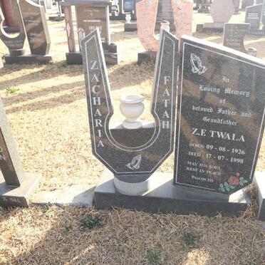 TWALA Zacharia Fatah 1926-1998