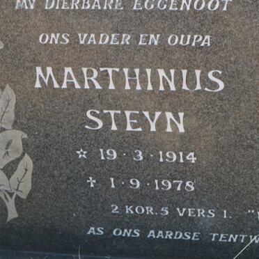 VERMAAK Marthinus Steyn 1914-1978 &amp; Elizabeth Magrieta 1917-2010