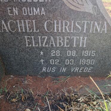 VISAGIE Christoffel Jacobus 1918-2002 &amp; Rachel Christina Elizabeth 1915-1990
