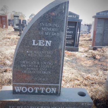WOOTTON Len 1922-2004