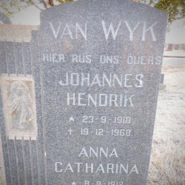 WYK Johannes Hendrik, van 1918-1968 &amp; Anna Catharina 1912-1981