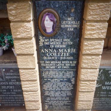 COETZEE Anna Marie 1972-2009 