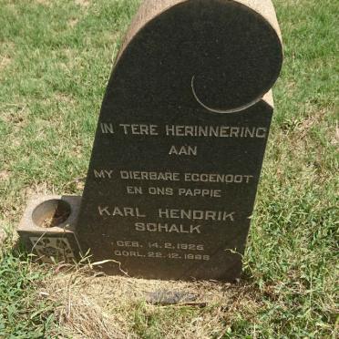 ? Karl Hendrik Schalk 1926-1968 