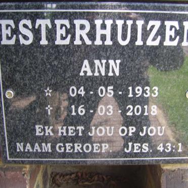 ESTERHUIZEN Ann 1933-2018