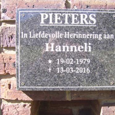 PIETERS Hanneli 1979-2016