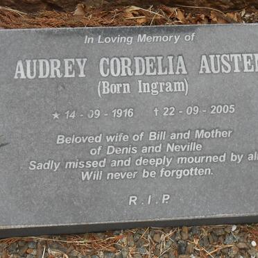 AUSTEN Audrey Cordelia nee INGRAM 1916-2005