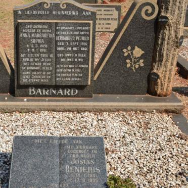 BARNARD Gerhardus Petrus 1915-1961 &amp; Anna Margaretha Sophia 1920-1991 :: BARNARD Josias Renieris 1941-1995