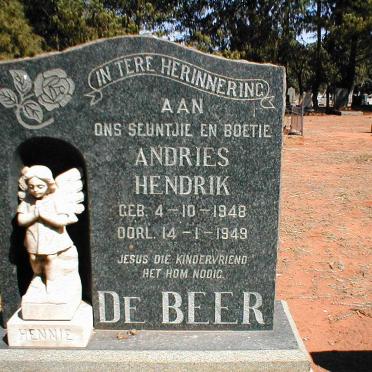 BEER Andries Hendrik, de 1948-1949