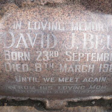 BEUKES David J. 1916-1963