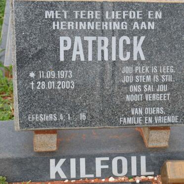KILFOIL Patrick 1973-2003