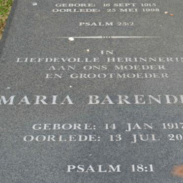 BONESCHANS Hendrik 1915-1998 &amp; Maria Barendina 1917-2012