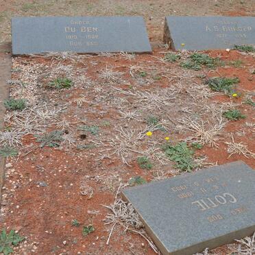 BURGER A.S. 1878-1949 :: BURGER Ben 1913-1962 :: BURGER Cotie 1900-1933