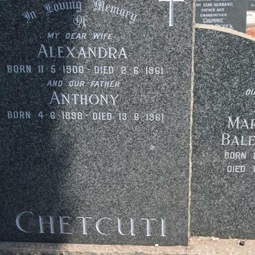 CHETCUTI Anthony 1898-1961 &amp; Alexandra 1900-1961 :: BALESTRIERI Zia Marcella 1907-1981 :: CHETCUTI John 1925-1991