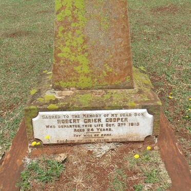 COOPER Robert Grier -1913