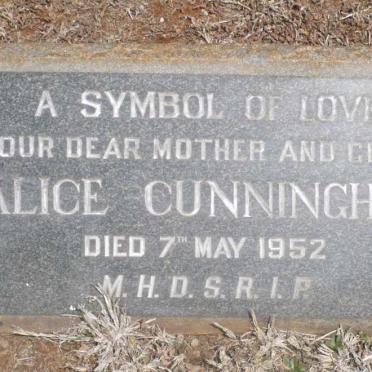CUNNINGHAM Alice -1952