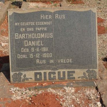 DIGUE Bartholomius Daniël 1911-1960