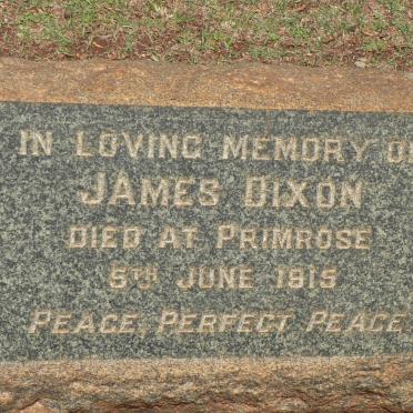 DIXON James -1915