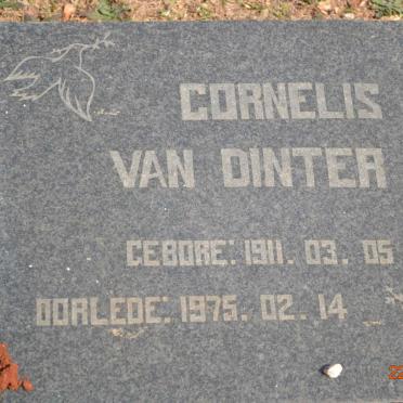 DINTER Cornelis, van 1911-1975
