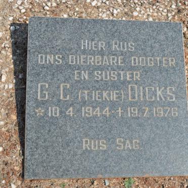DICKS G.C. 1944-1976