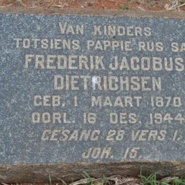 DIETRICHSEN Frederik Jacobus 1870-1944