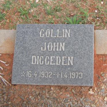 DIGGEDEN Bernhard Joseph 1929-1956 :: DIGGEDEN Collin John 1932-1973
