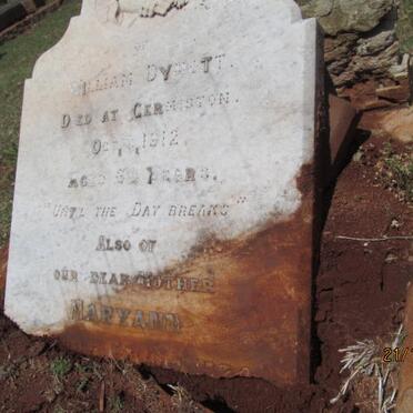 DYMOTT William -1912 :: ? Maryann -192?