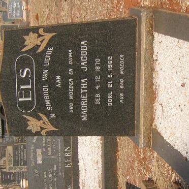ELS Magrietha Jacoba 1870-1962 :: VAN ROOYEN H.L.C. 1909-1997