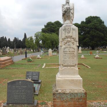 FERGUSSON Hugh Wilson 1864-1903 &amp; Elizabeth Wyllie 1956-1964