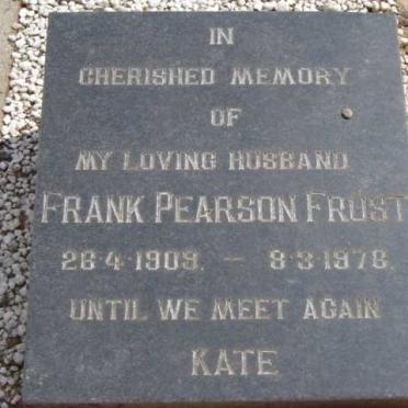 FROST Frank Pearson 1909-197?