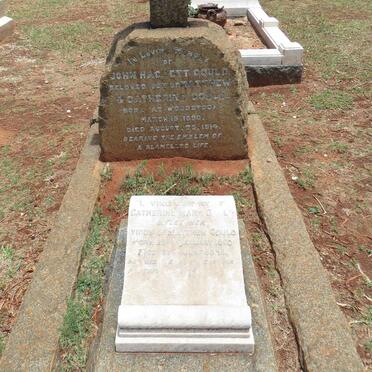 GOULD Catherine Mary 1860-1935 :: GOULD John Haggett 1890-1914