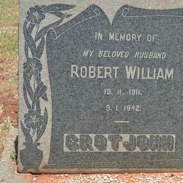 GROTJOHN Robert William 1911-1942