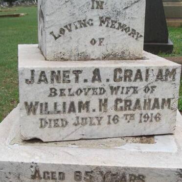 GRAHAM Janet A. -1916