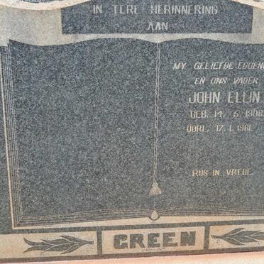GREEN John Ellin 1908-1961